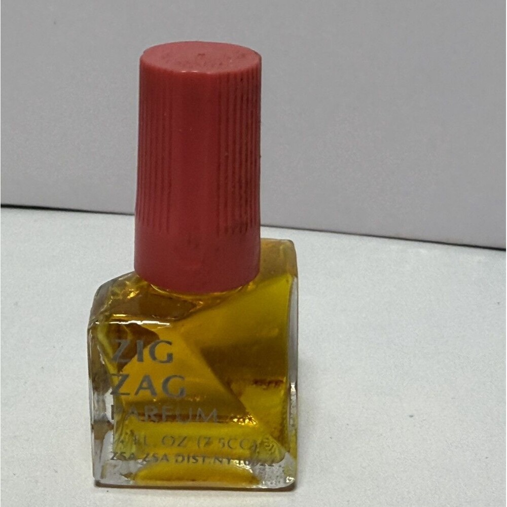Vintage Zig Zag Zsa Zsa Gabor Miniature Parfume Perfume Bottle Full .25 oz